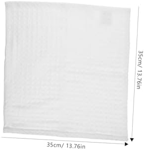 Two-Piece Cotton Waffle Face Towels - Soft Absorbent Hand Face Cleaning