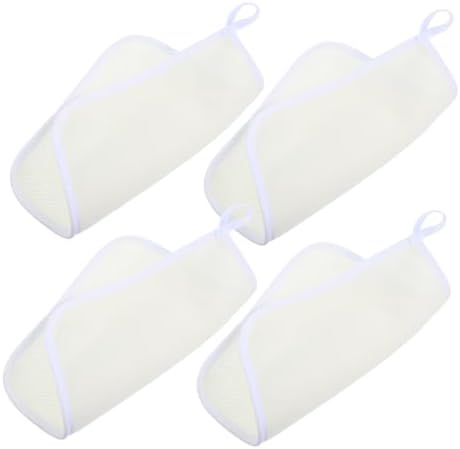 4-Piece Dual-Sided Exfoliating Washcloths for Body Face