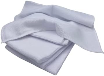 Microfiber Washcloths 5-Pack - White 11x11 in