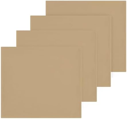 4 Multi-Purpose Tan Washcloths for Soft Hands Clean Surfaces