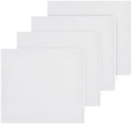 2Pcs White WashclothsQuick Drying Absorbent Soft Bathroom Towels