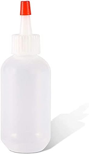 Juvale Boston Round Squeeze Bottles