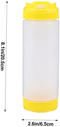 Dual Nozzle Squeeze Bottles for Ketchup Salad Dressing