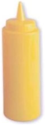 Winco Yellow Squeeze Bottle 12 oz Case of 6