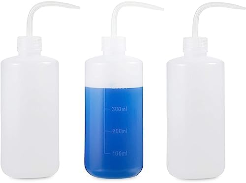 Bright Creations 16 oz Clear Plastic Squeeze Bottles 3 Pack