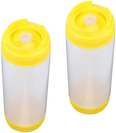 Two-Headed Squeeze Bottle with Endless Storage for Kitchen