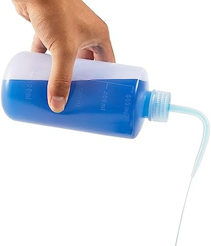 Bright Creations 16 oz Clear Plastic Squeeze Bottles 3 Pack