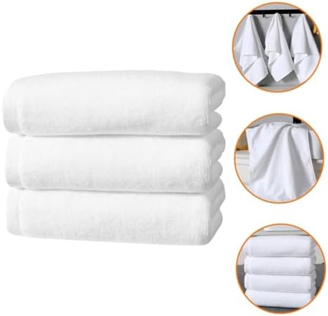 3-Piece Multi-Purpose Cotton Towels for Bathroom Gym
