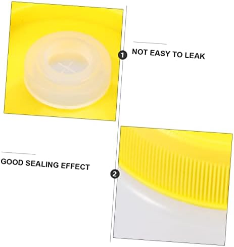 Dual Nozzle Squeeze Bottles for Ketchup Salad Dressing