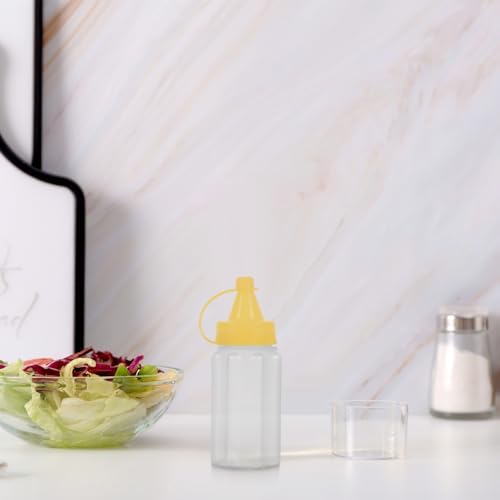 16 Pcs Mini Squeeze Bottle Set for Mustard and Salad Dressing