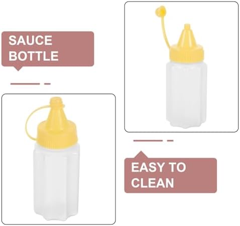 SOLUSTRE 4Pcs Condiment Squeeze Bottles Set