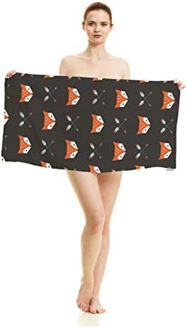 oFloral Foxes Arrows Hand Towels