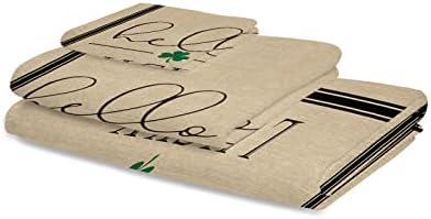 Anzona St Patricks Day 3 Piece Bath Towel Set