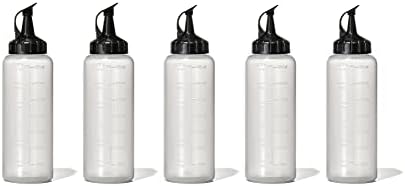 Perfect Squeeze Bottles 5-Pack and Funnel Set