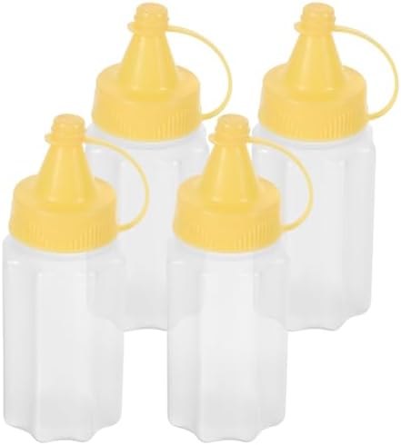 SOLUSTRE 4Pcs Condiment Squeeze Bottles Set