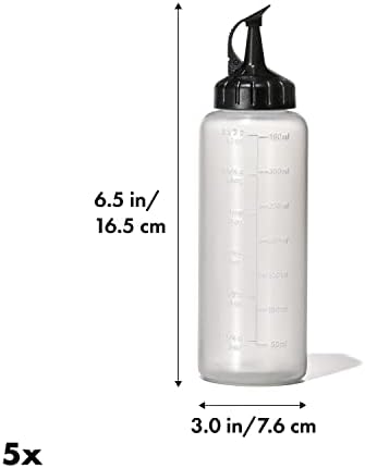 Perfect Squeeze Bottles 5-Pack and Funnel Set
