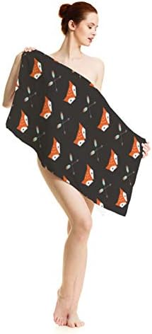 oFloral Foxes Arrows Hand Towels
