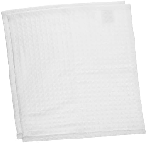 2-Pack Skin-Enhancing Cotton Washcloths Waffle Weave Compact Travel-Friendly