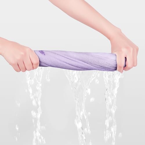 Coolant Lint-Free Cotton Washcloths 13x13 - 4Pack - Light Purple