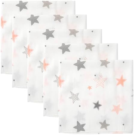 Eco-Friendly Luxurious Face Washcloths 5-Pack for Sensitive Skin