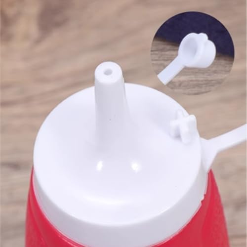 5-Piece Condiment Squeeze Bottle Set for Sauces Scented liquids