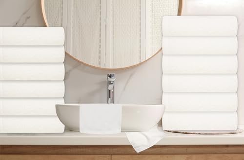 100 Cotton Soft Absorbent and Quick-Drying Washcloths