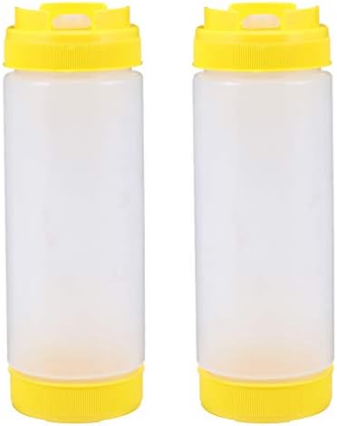 Hemoton Two-Headed Squeeze Condiment Bottles
