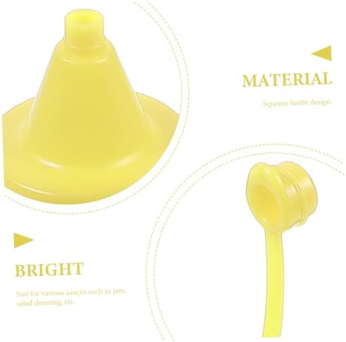 FUNOMOCYA All-Purpose Condiment Squeeze Bottles 4 Pack