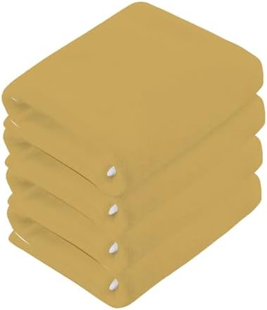 KEIGE 2Pcs Brown Washcloths 12x12in Quick Drying Absorbent Soft Bathroom Towels
