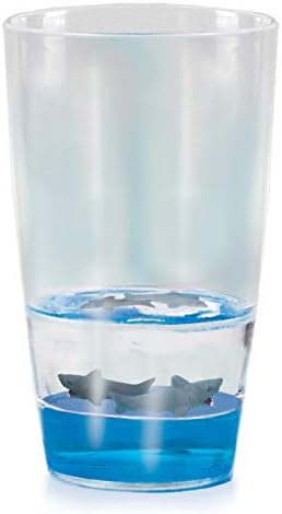 Deluxebase Floatarama Tumbler - Shark 9oz BPA-Free Acrylic Drinking Glass