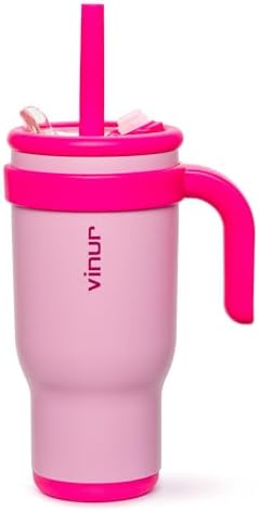 VINUR Kids Insulated Tumbler with Handle Perfect Sip