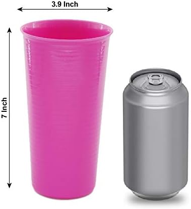 Mintra Home Reusable 28 Oz Purple Tumbler Pack of 6