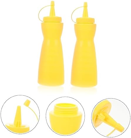 Zerodeko 12 Oz Yellow Sauce Squeeze Bottle