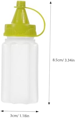 4-Pack Mini Squeeze Condiment Bottles for Outdoor KitchenUse