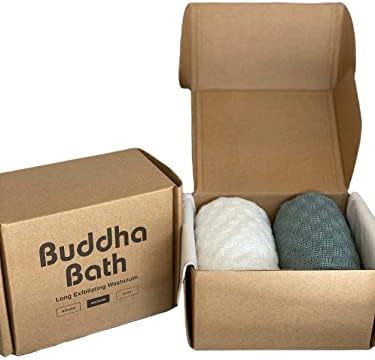 Extra Long Exfoliating Shower Towel Washcloth Medium Exfoliate