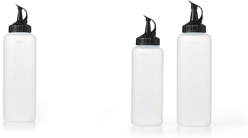 Oxo Good Grips Squeeze Bottle Set Easy Open Durable Storage Solution