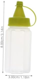 Sleek Squeeze Sauce Bottles for Kitchen Condiments