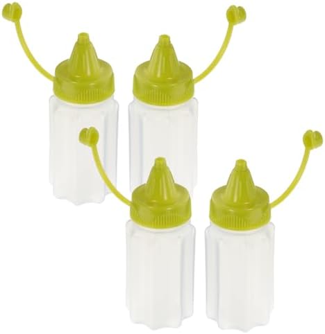 Hohopeti Easy-Use 30ml Condiment Squeeze Bottles