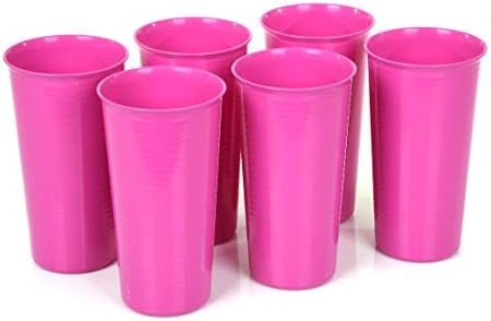 Mintra Home Reusable 28 Oz Purple Tumbler Pack of 6