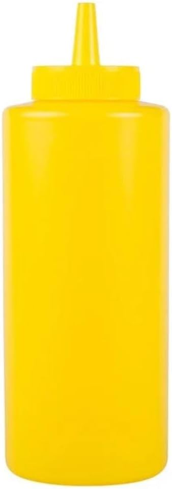 12 oz Ketchup Mustard Squeeze Bottles - BPA-Free Kitchen Craft BBQ Perfect