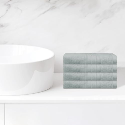 Striped Cotton Bath Washcloths