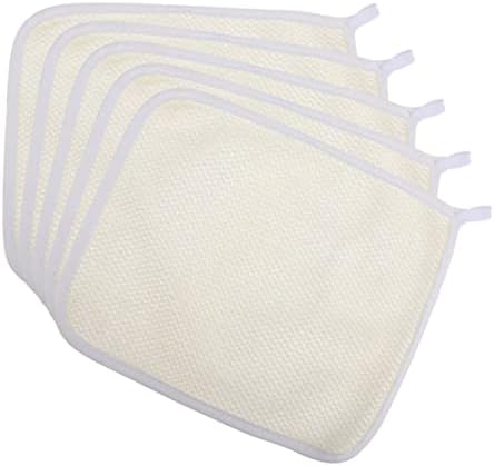 5-Piece Exfoliating Washcloths for Daily Cleanse