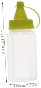 DECHOUS 4pcs Squeeze Bottles for Condiments
