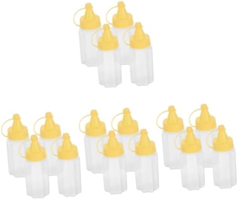 Mini Squeeze Bottle Set - 16 Pieces for Condiments More
