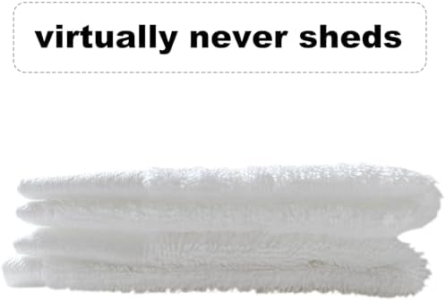 Luxury 100 White Cotton Washcloths for Bathroom Beyond
