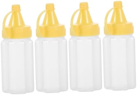 Convenient 4-Piece Salad Dressing Containers Set for Outside
