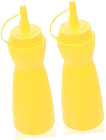 Zerodeko 12 Oz Yellow Sauce Squeeze Bottle