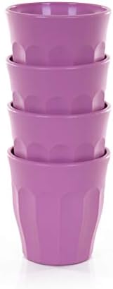 Mintra Home Unbreakable Tumblers Cups 4pk - Bold Collection 175ml 5oz