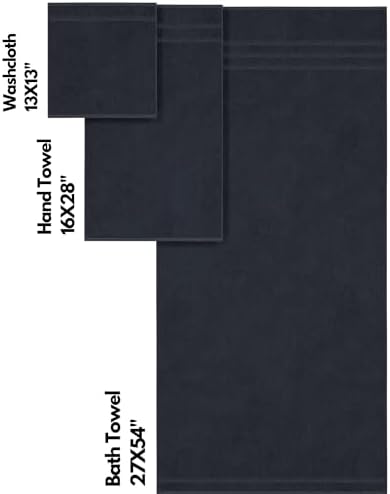 Cottonia 6-Piece Luxury Towel Set - Soft Absorbent Eco-Friendly
