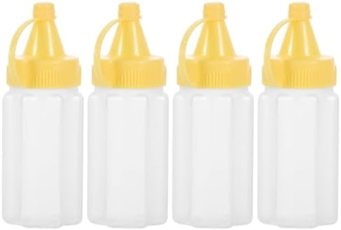 16 Pcs Mini Squeeze Bottle Set for Mustard and Salad Dressing